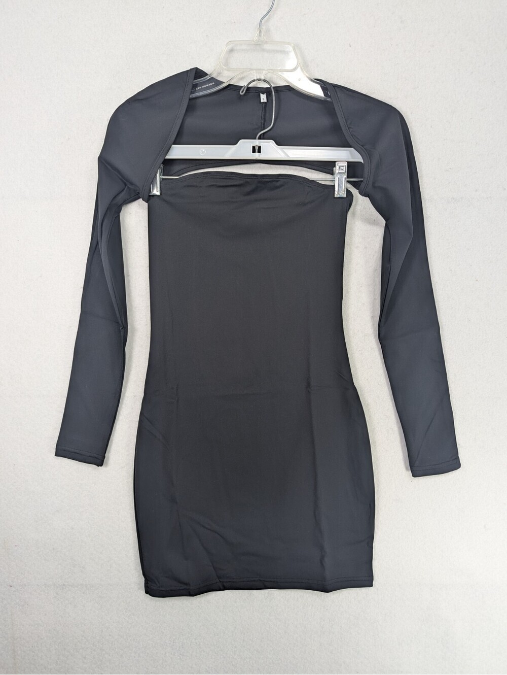 Amoretu - Women's - Two Piece Black Dress - Size S